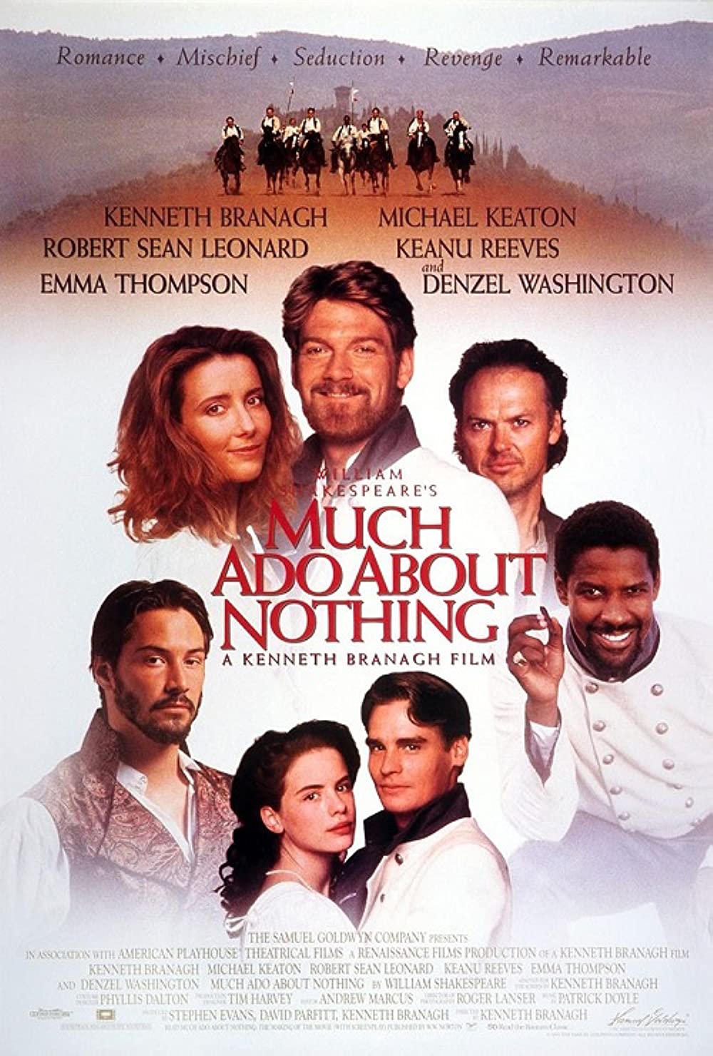 Much Ado About Nothing (1993) - Rating IMDb: 7.3